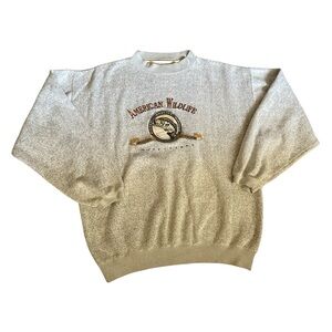 American Wildlife 90s crewneck large